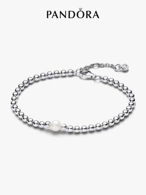 Pandora Treated Freshwater Cultured Pearl & Beads Bracelet